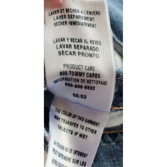 Tommy Hilfiger Jeans Women's Sz 16 KTY-KTY Blue Denim L/33 Med Wash Y2K 2000s - Picture 12 of 15